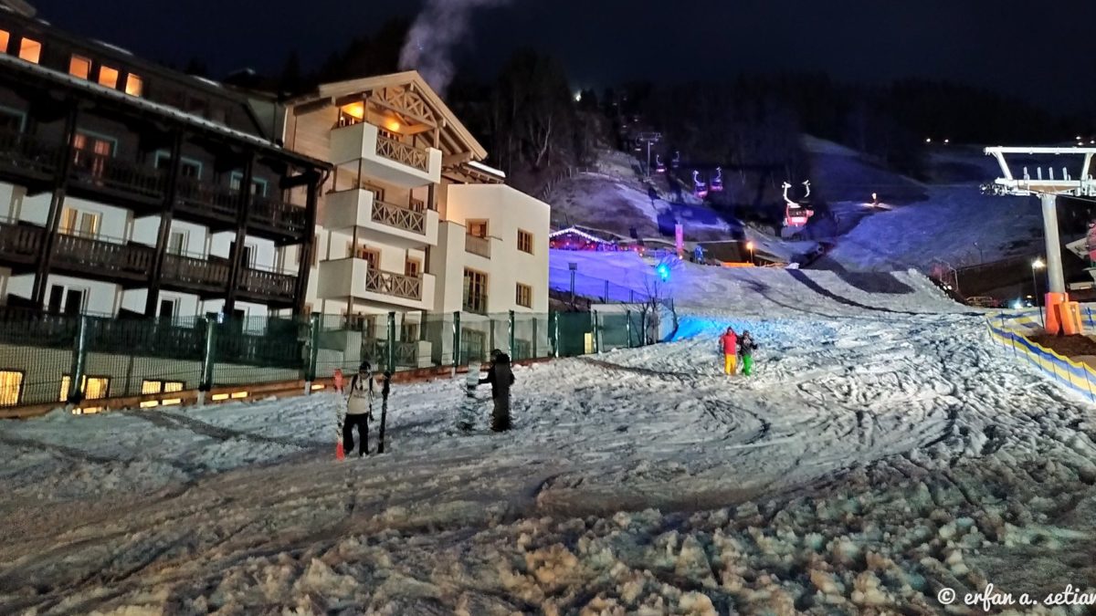 European ski resort.