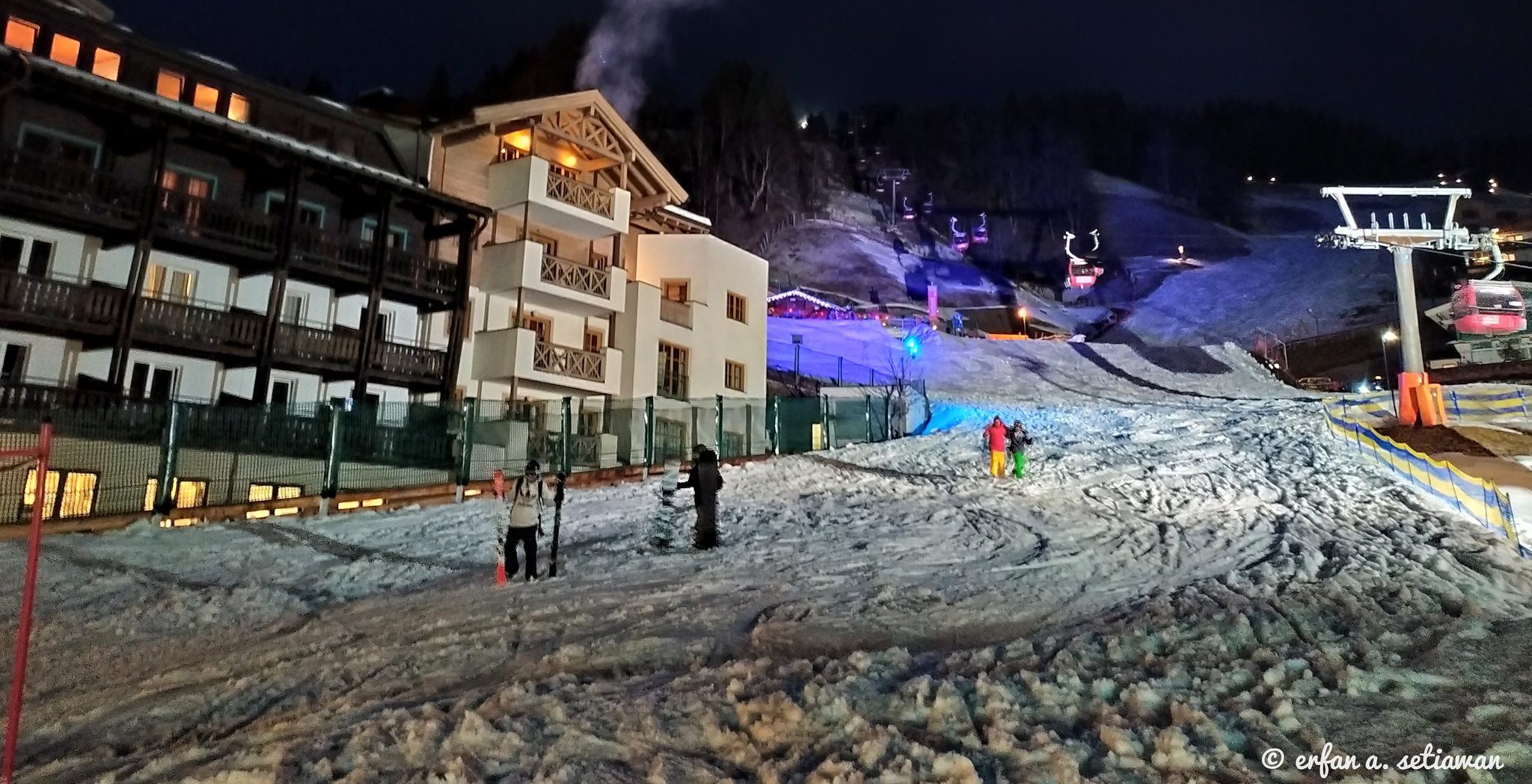 European ski resort.