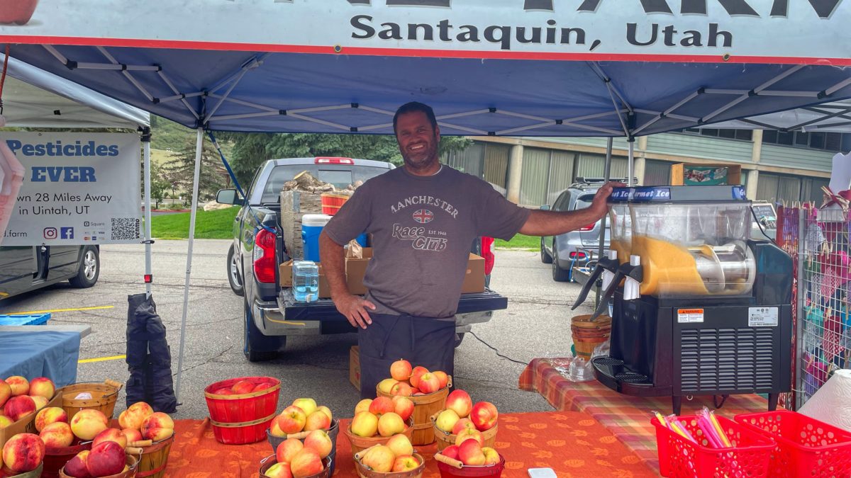 Fresh apples from the Pyne family farm.