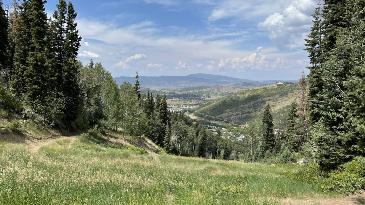 75 miles of trails are used for the Park City Point 2 Point race.