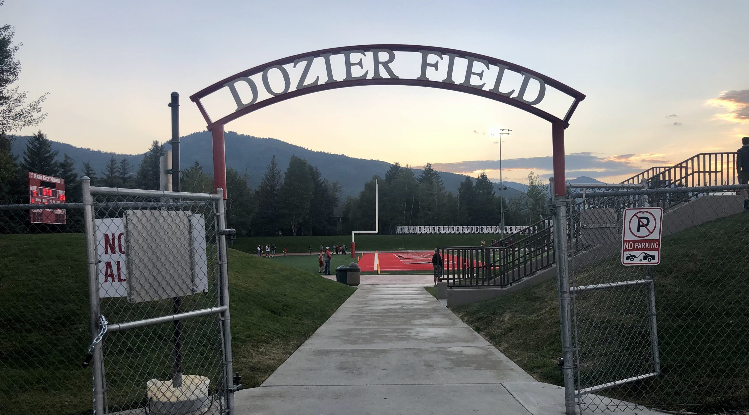 Park City High School athletic stadium.