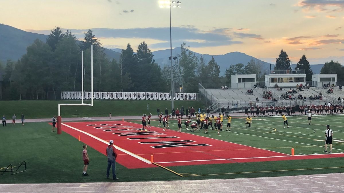 Miners freshman football against the Wasatch Wasps.