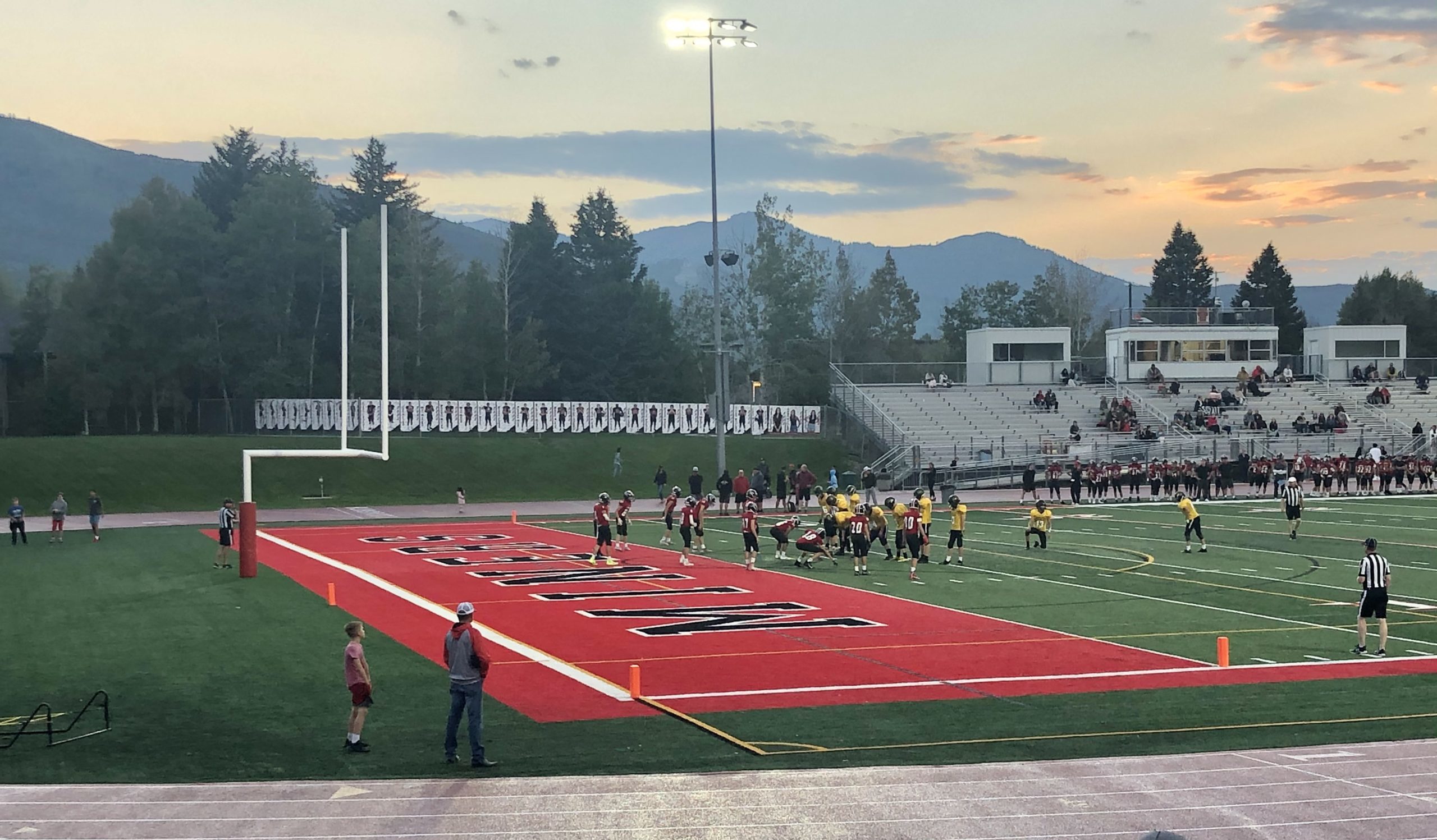 Miners freshman football against the Wasatch Wasps.