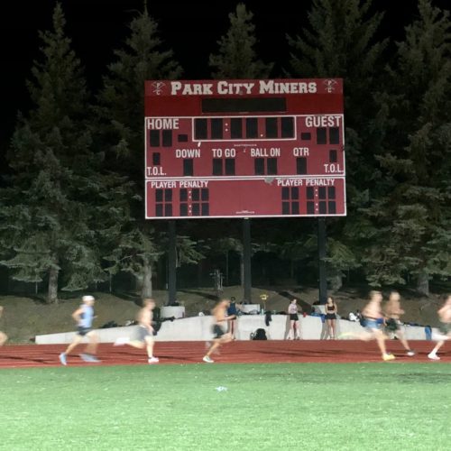 Cross country skiers teamed up with cross country runners for an "epic" work out.