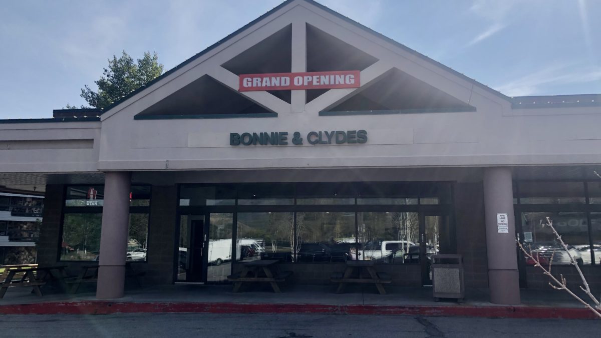 New restaurant, Bonnie and Clydes, open in Park City.