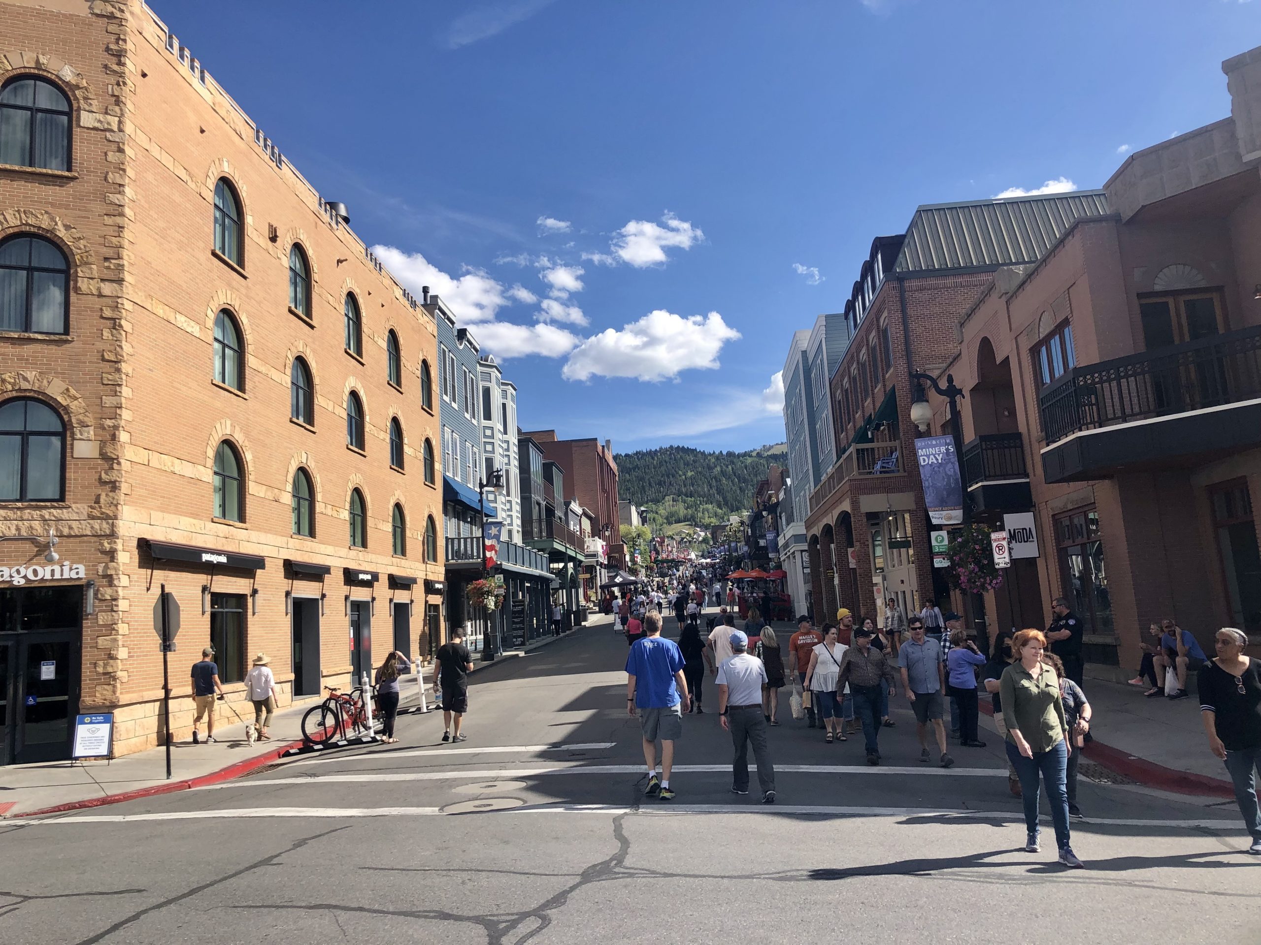 Car-free Sunday yesterday on Main Street, Park City.