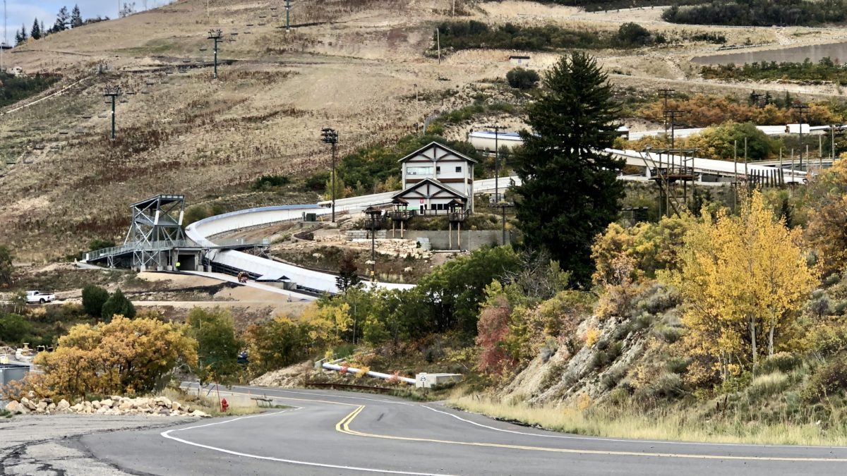 Utah Olympic Park Luge Track.