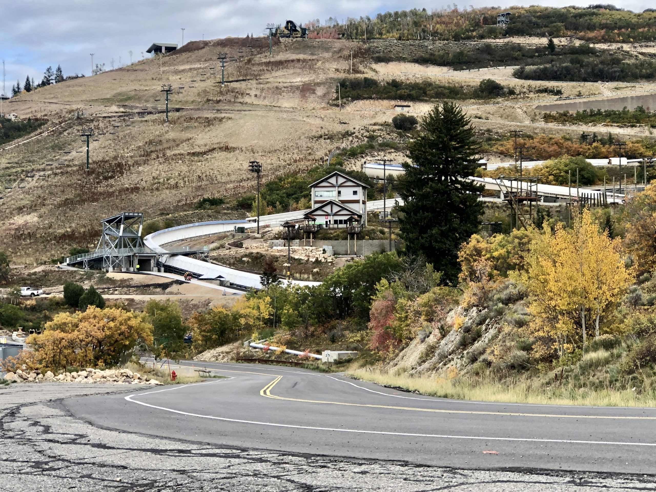 Utah Olympic Park Luge Track.