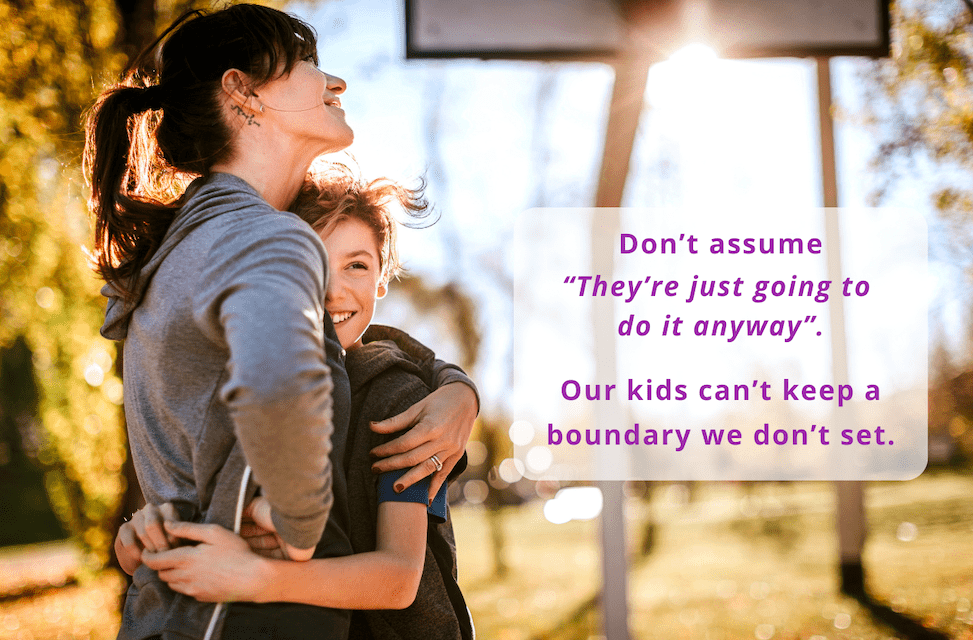 Adults can help set and uphold healthy boundaries for youths.