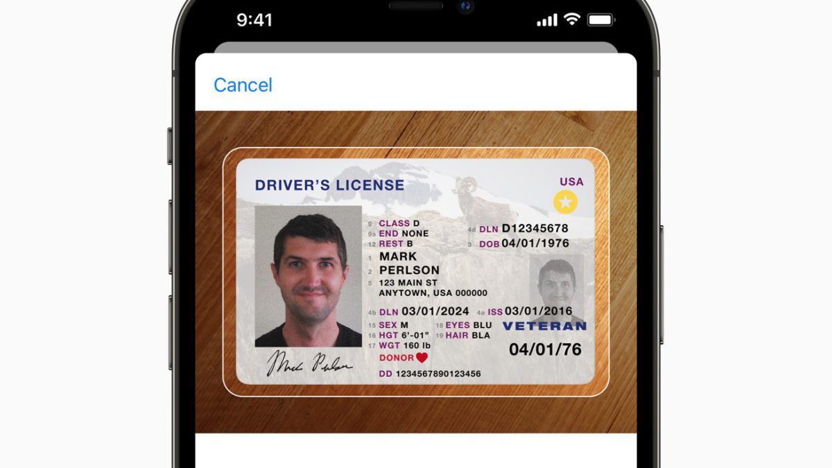 To add a state ID or driver’s license to Apple Wallet, customers will be asked to scan their physical ID card and take a selfie, which is securely sent to the issuing state for verification.