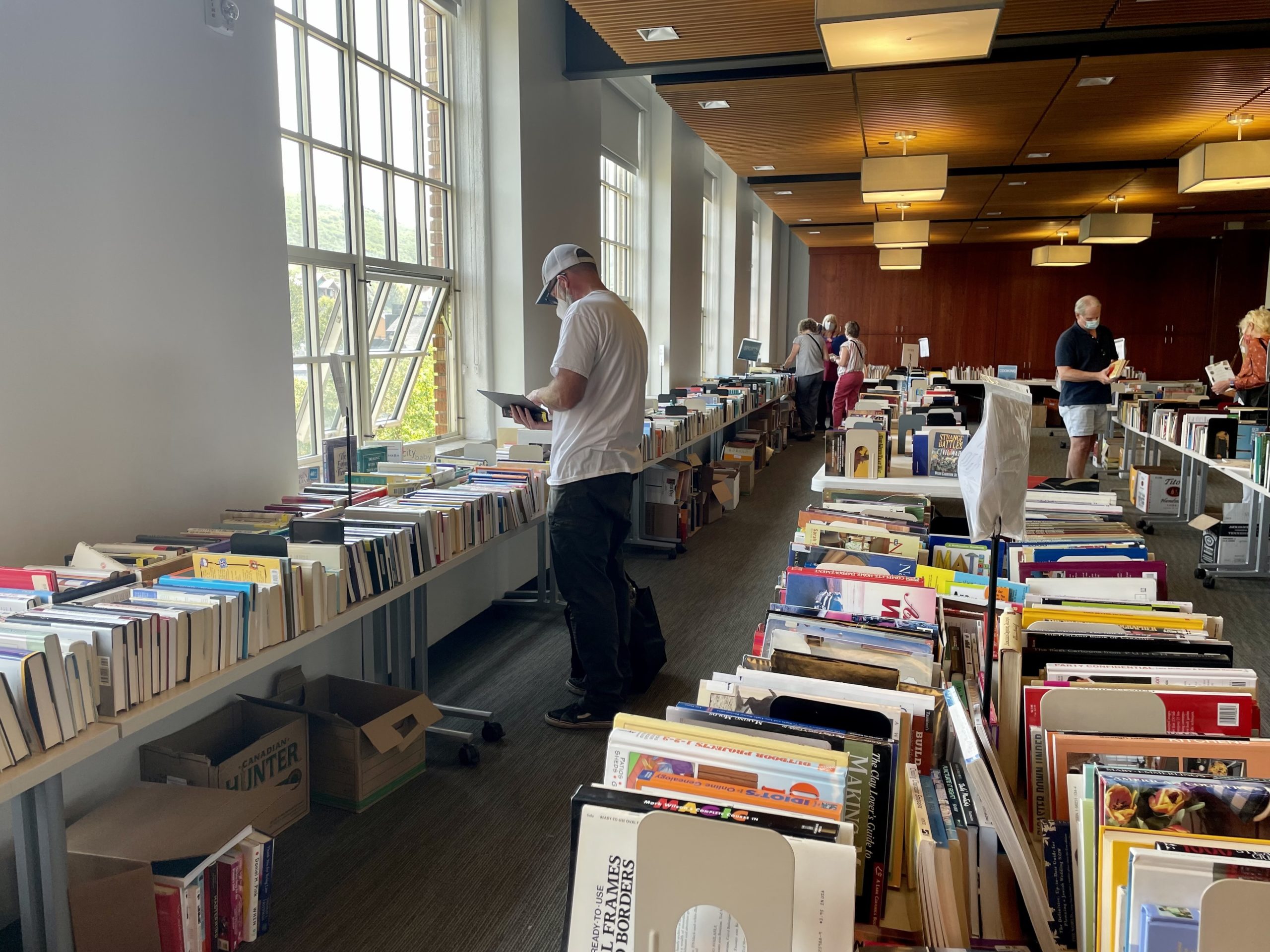 On Monday, for $10 you could fill a tote with as many books as you could fit.