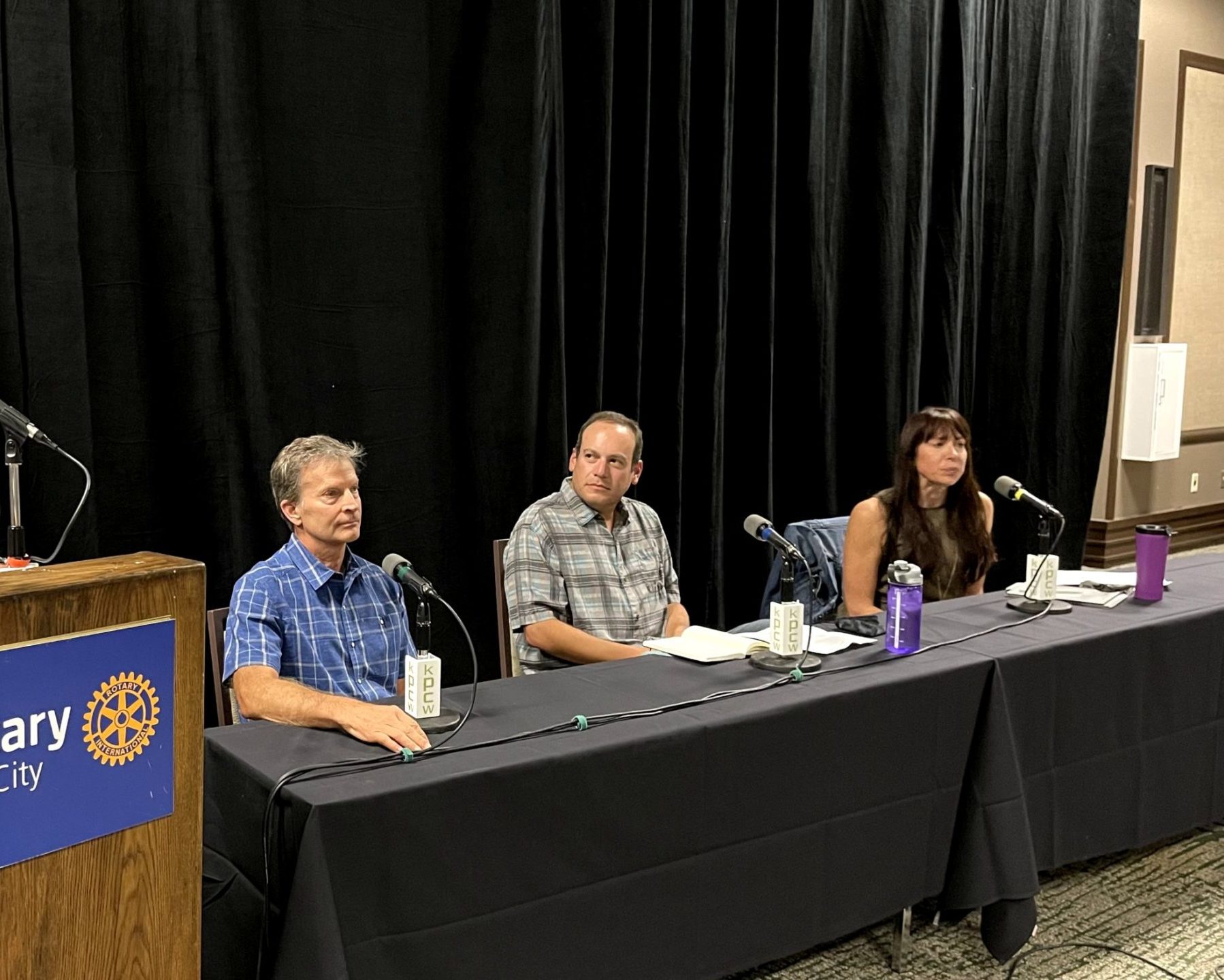 City Council candidates from left to right — Tim Henney, Jeremy Rubell, Tana Toly.