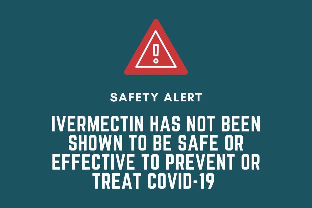 A warning about ivermectin recently sent out by the Utah Department of Health.