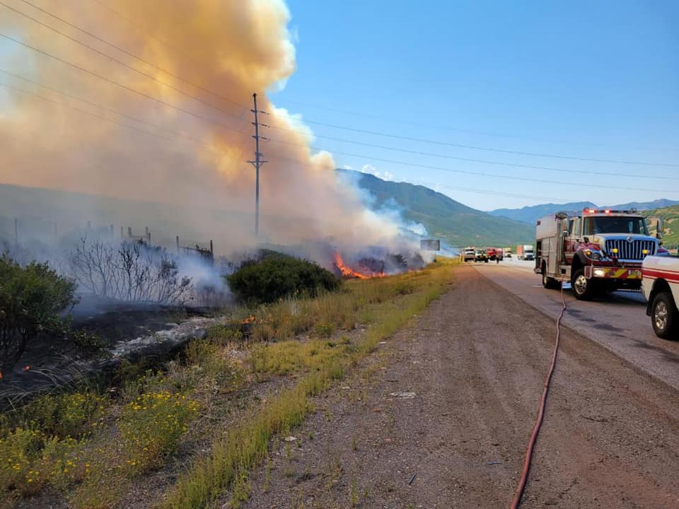 The Parley's Canyon Fire in August erupted alongside I-80 due to a catalytic converter.