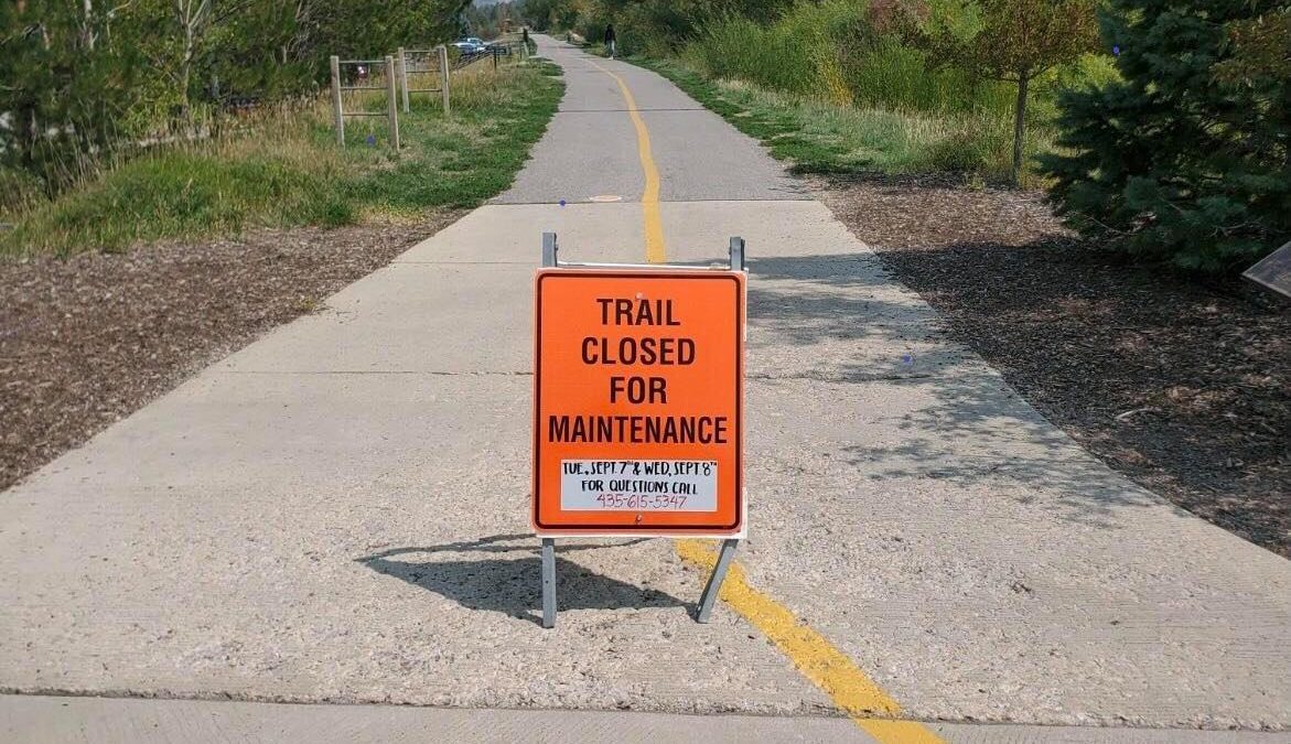 There will be construction on the Rail Trail on Sep. 7 & 8.