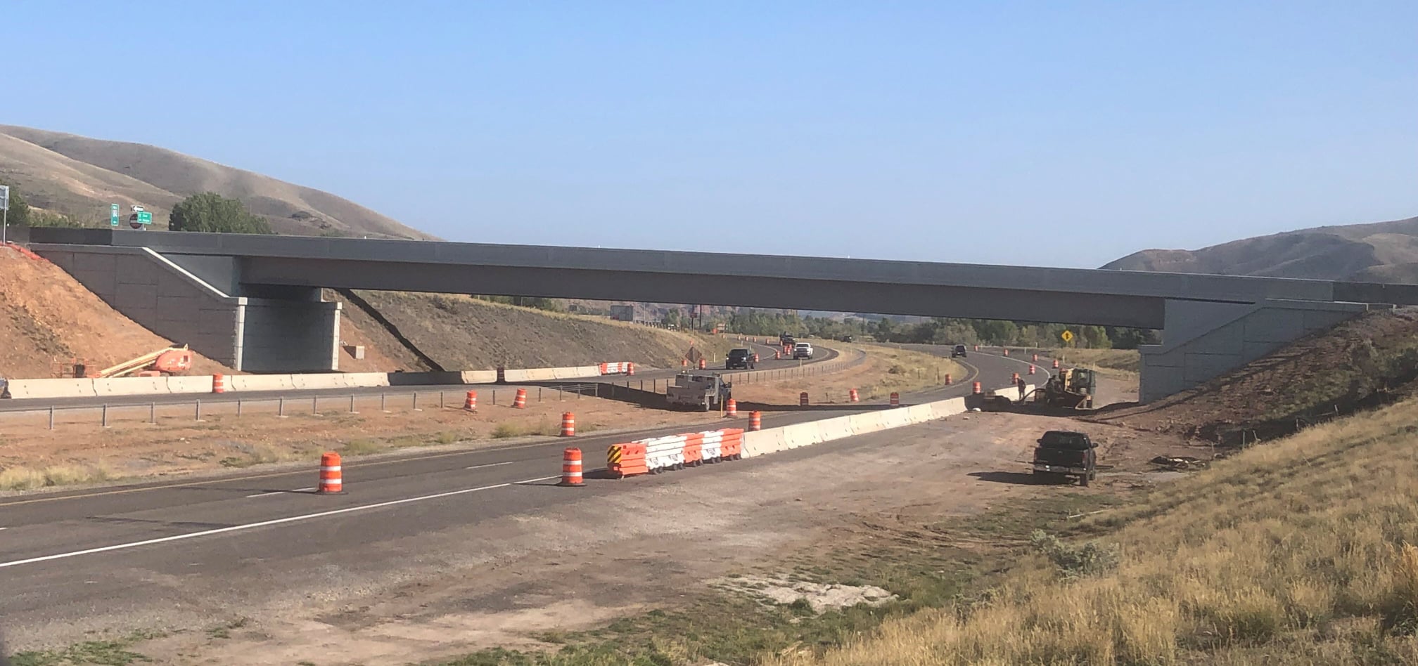 The Main Street bridge over I-84 in Henefer.