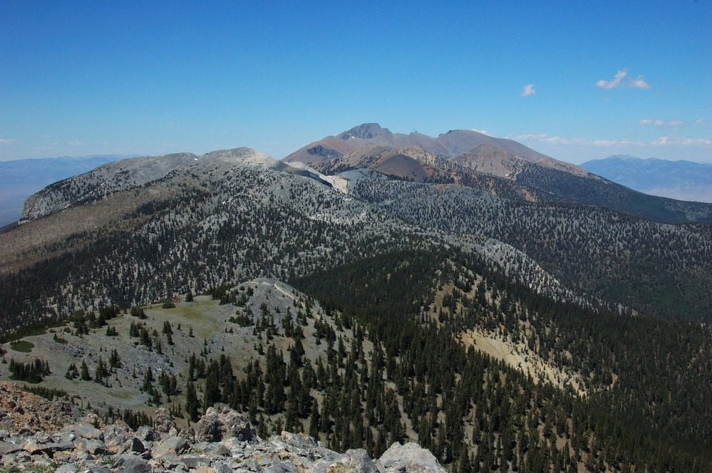 Wheeler Peak at Great Basin National Park near Ely, Nevada.