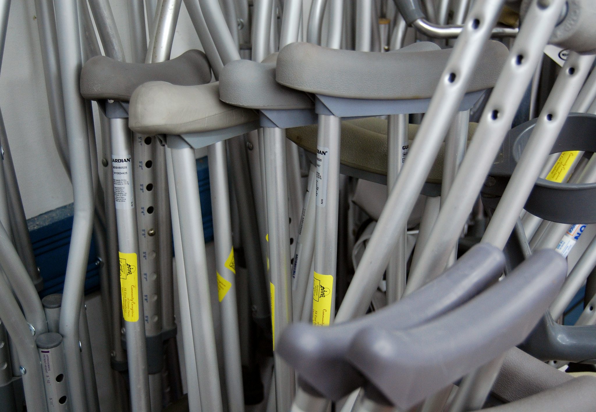 Crutches needed at Utah hospitals.