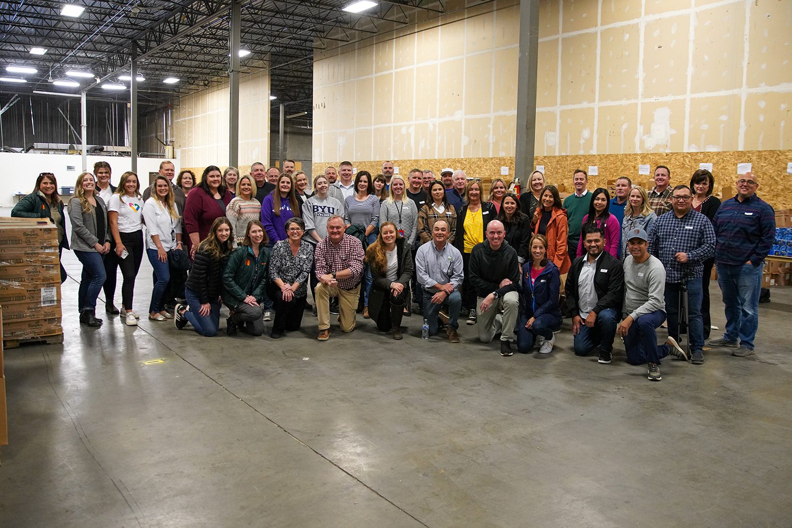 On Monday Oct. 18, Utah Governor and Lieutenant Governor volunteer at the Utah Food Bank to pack more than 1,000 personal care kits for local refugee organizations, foster care groups, and others in need.