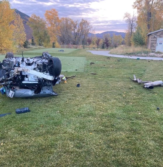 On Monday morning, a vehicle rolled over along SR 224 and Canyons Resort Drive and landed in the Canyons Golf Course.