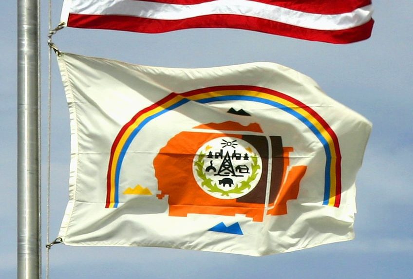 Navajo Nations Flag.