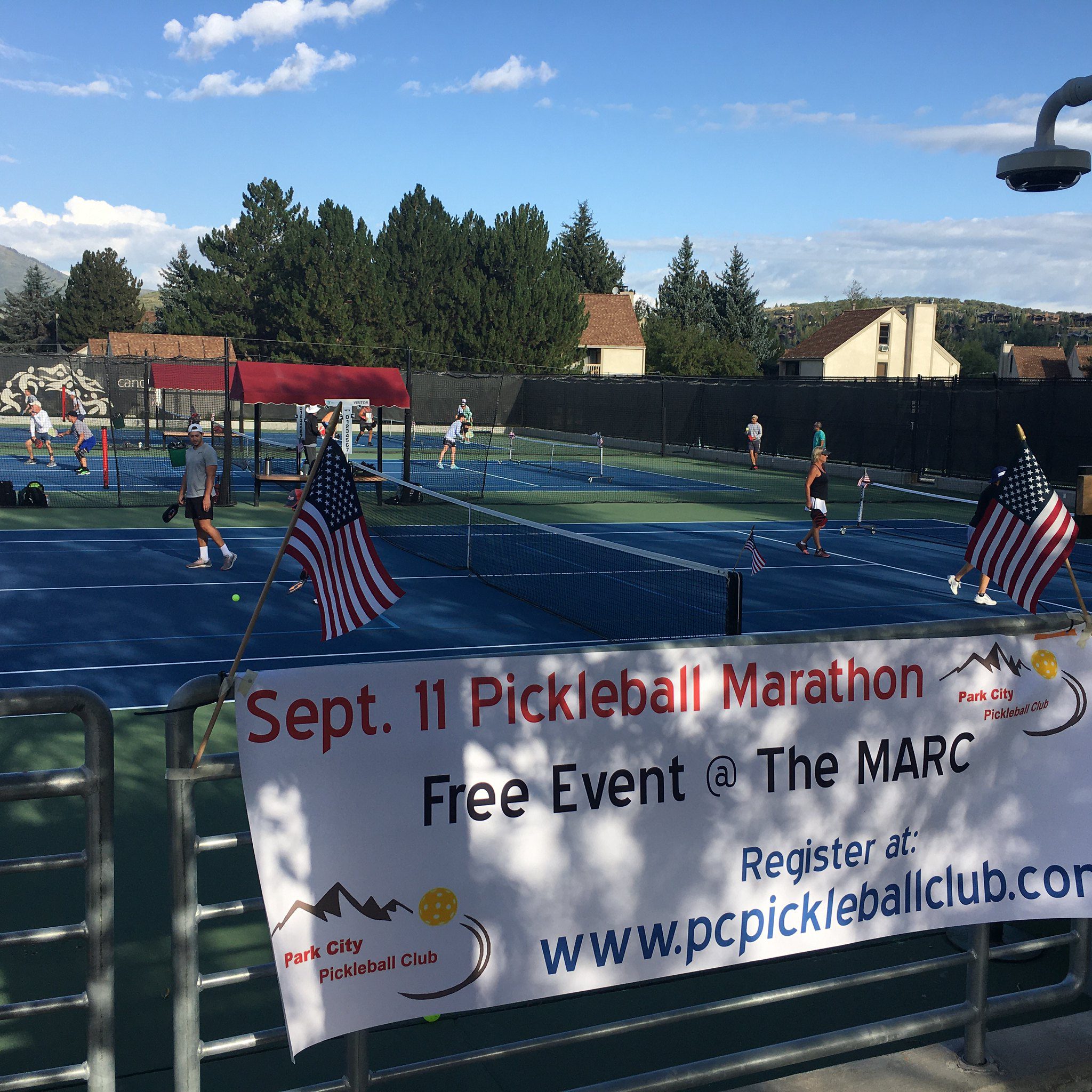 The Pickleball Marathon last month at the MARC. The Park City Pickleball Club currently has over 600 members.