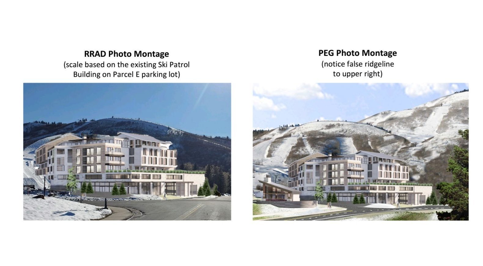 RRAD's rendering offers a different take on the prospective development at the base of Park City Mountain Resort.