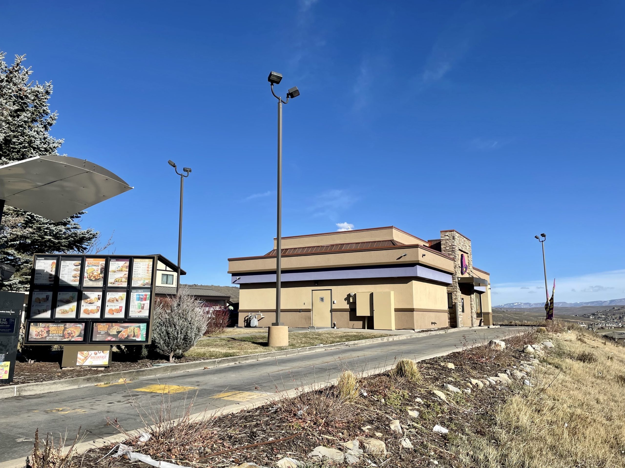 The Taco Bell drive-thru in Kimball Junction.