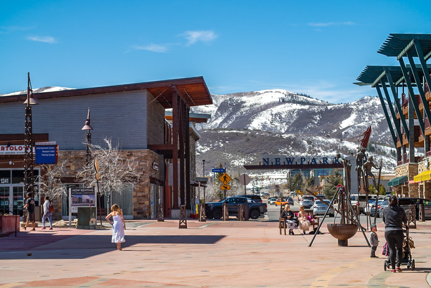 The Newpark Town Center in Kimball Junction.