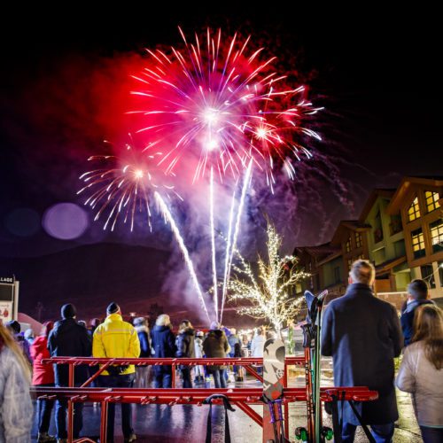 Canyons Village tree lighting & fireworks on Friday TownLift, Park