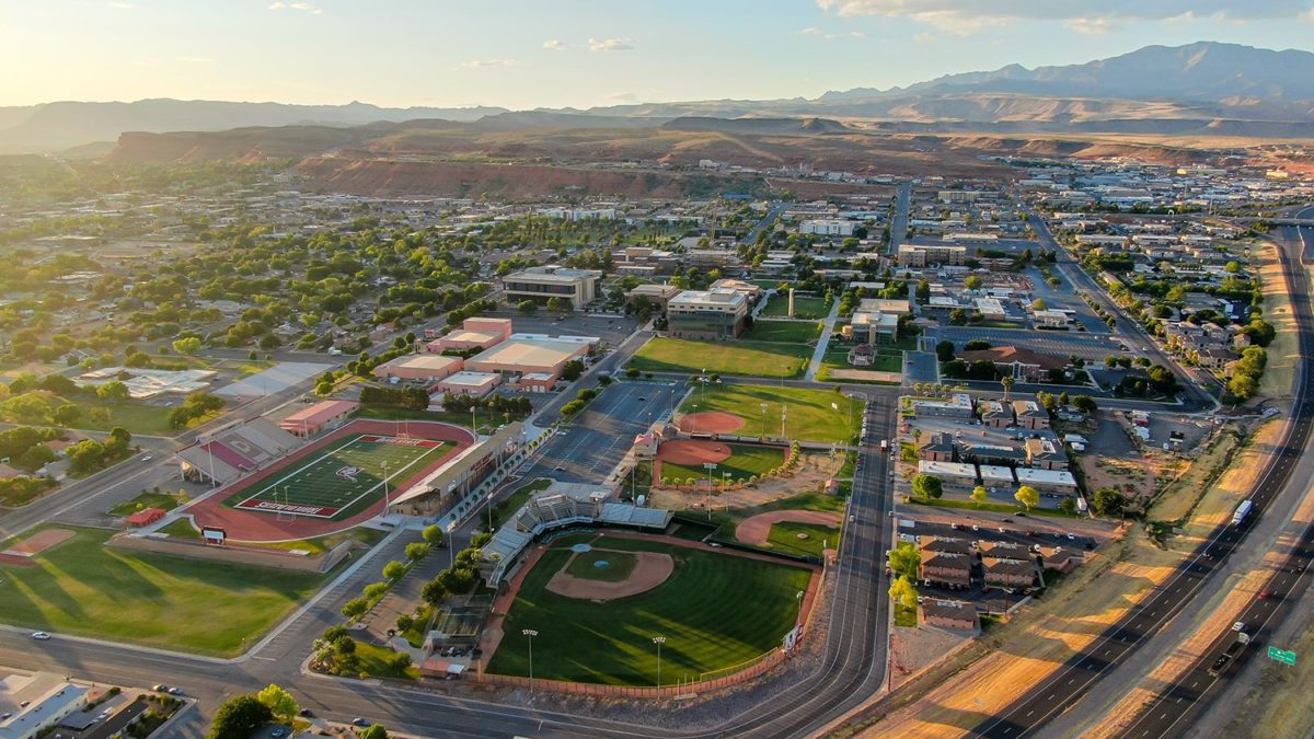 The Dixie State University campus in St. George.