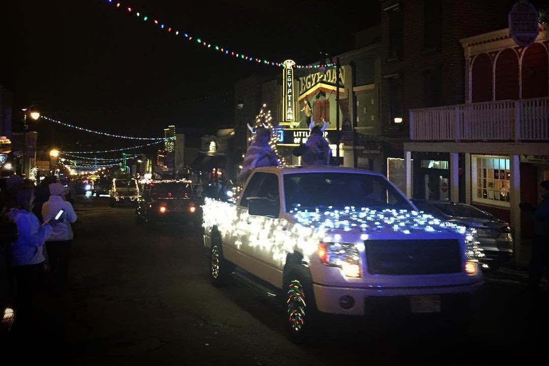 The Electric Light Parade on Main Street in 2016.