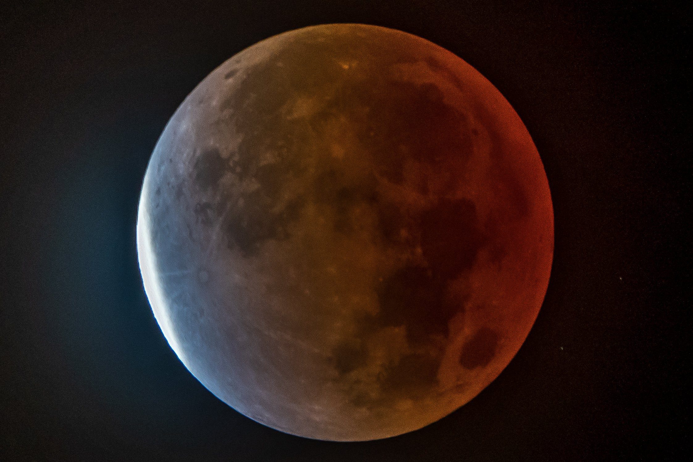 The Beaver Moon lunar eclipse last night.