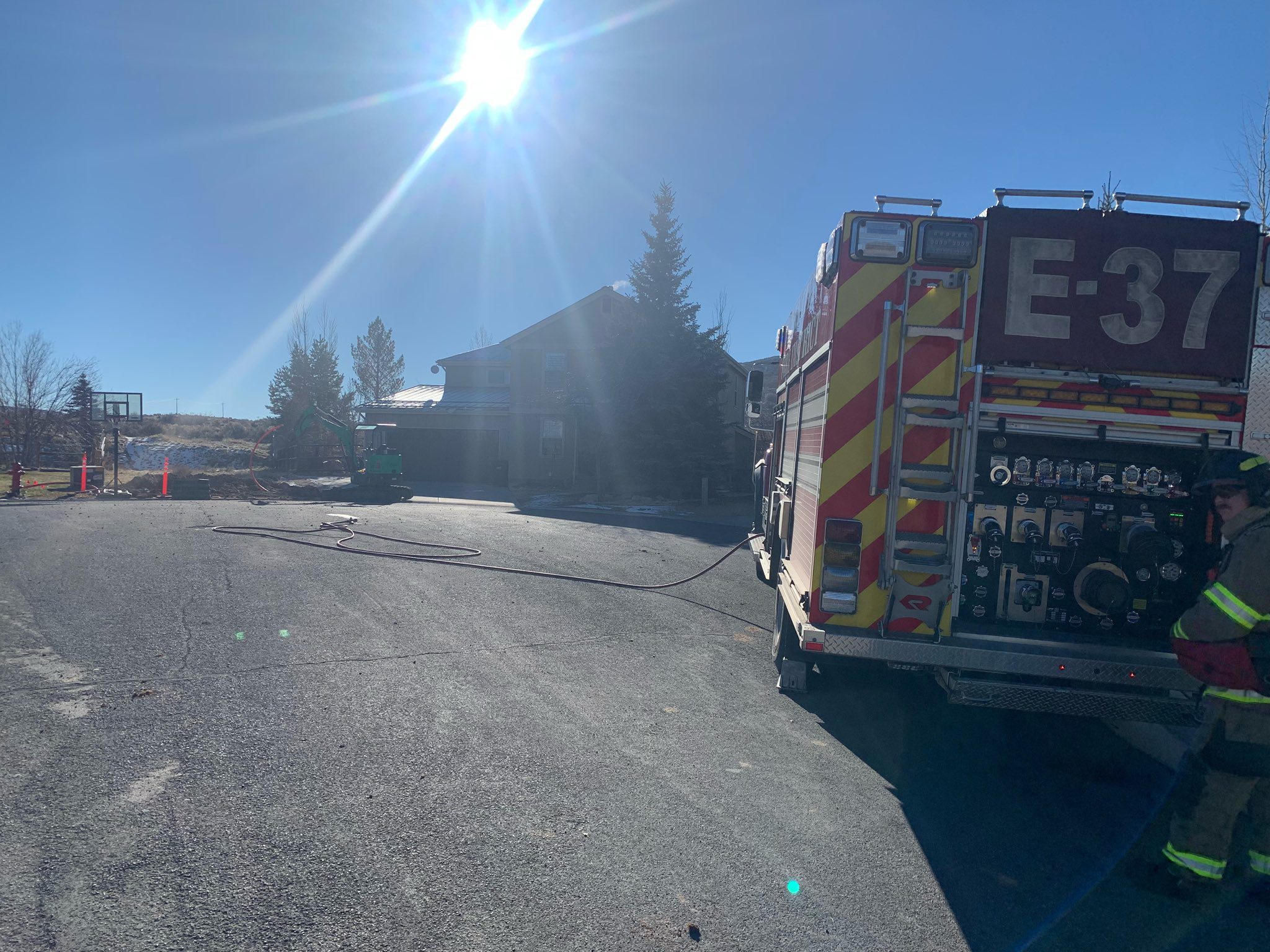 Four Silver Summit homes were evacuated following a gas leak.