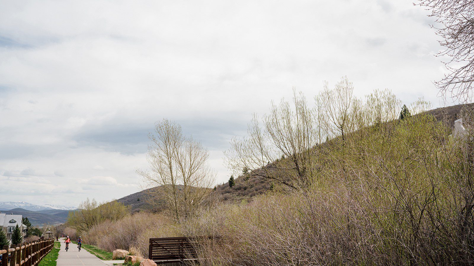 The Rail Trail is primarily gravel, except for the several miles closest to Park City and a half-mile asphalt section near Wanship.