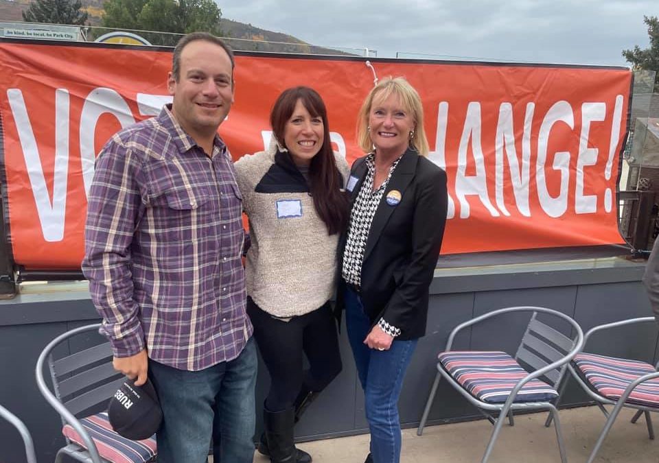 Election winners (left to right) Jeremy Rubell, Tana Toly, and Nann Worel at a campaign event in October.