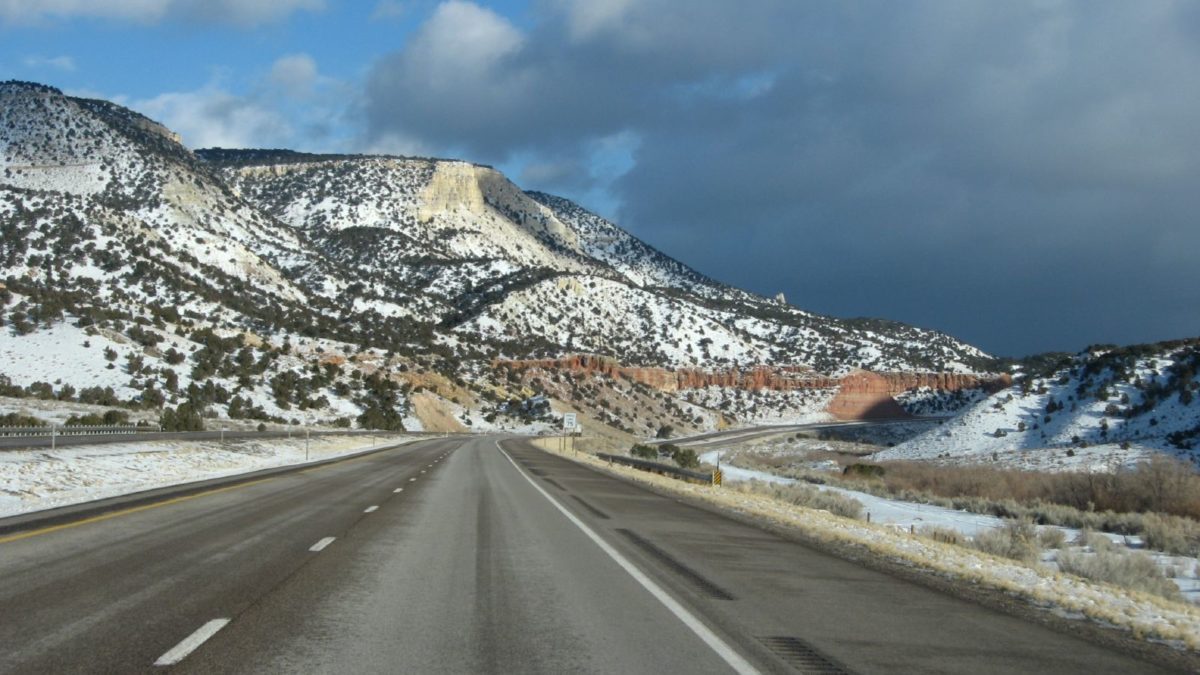 Interstate 70 in Southern Utah.