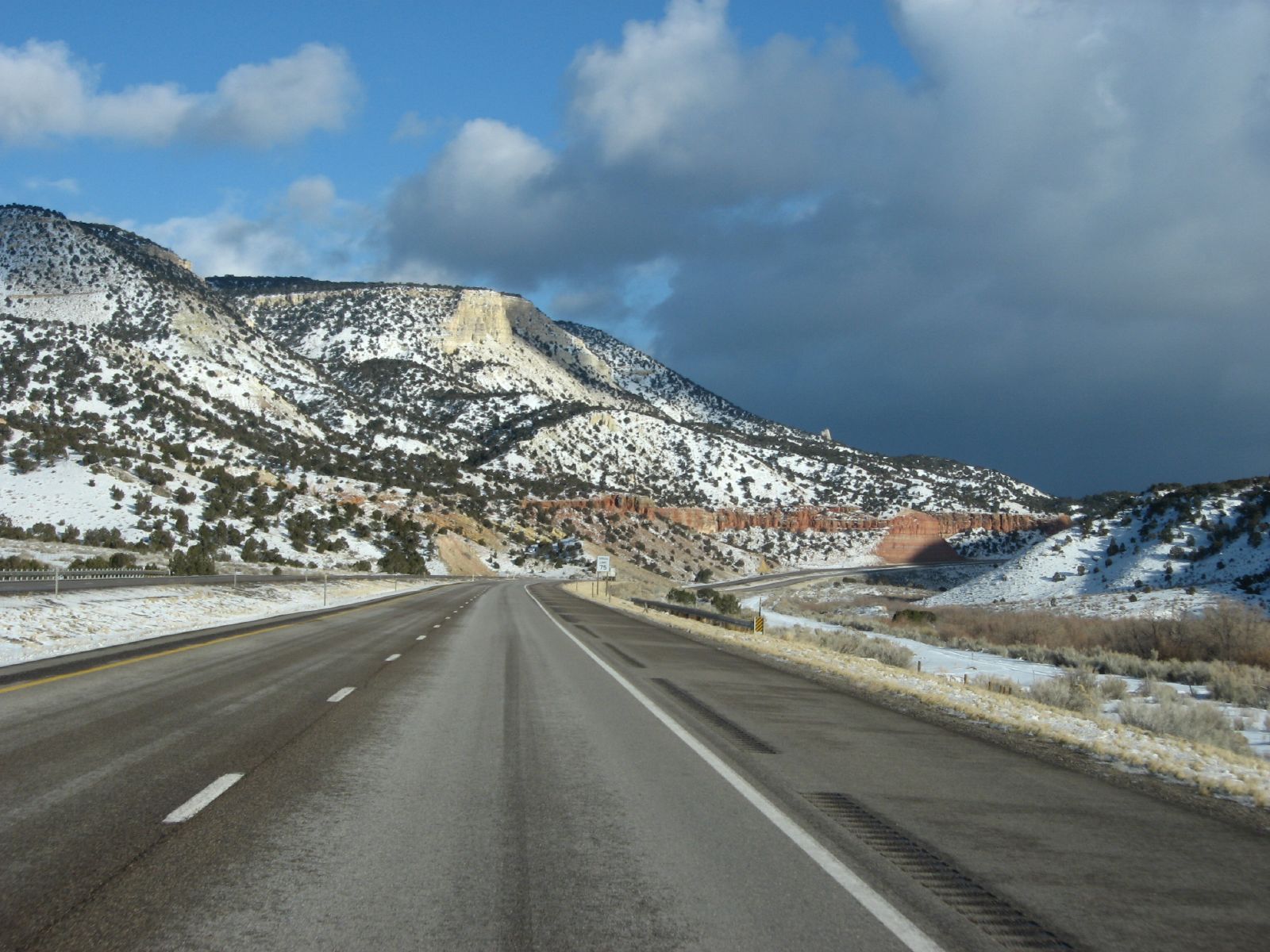 Interstate 70 in Southern Utah.