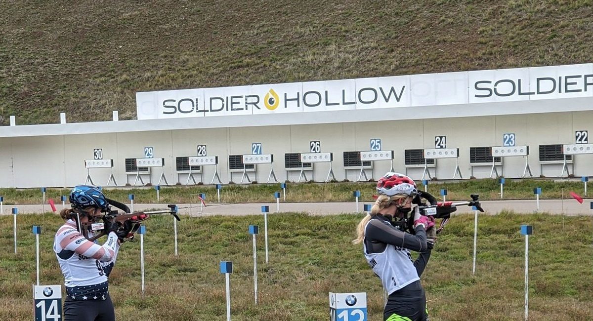 USA Biathlon athletes competing at Midway's Soldier Hollow, their new administrative home-to-be.