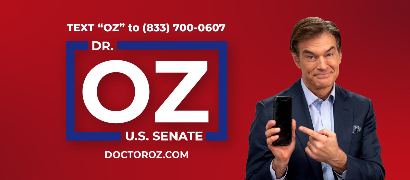 Dr. Oz announces his candidacy for the Pennsylvania Senate.