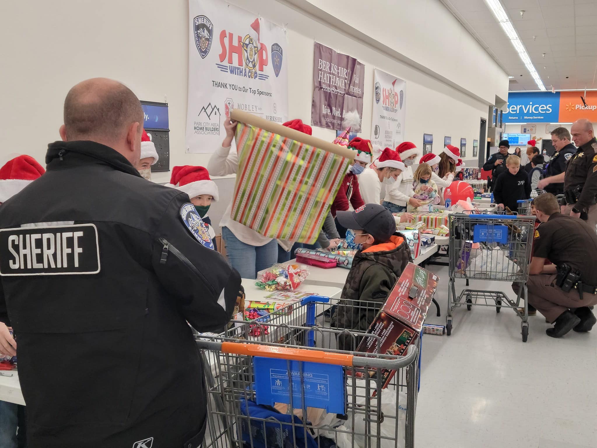 Shop With A Cop occurred at Walmart on Saturday.