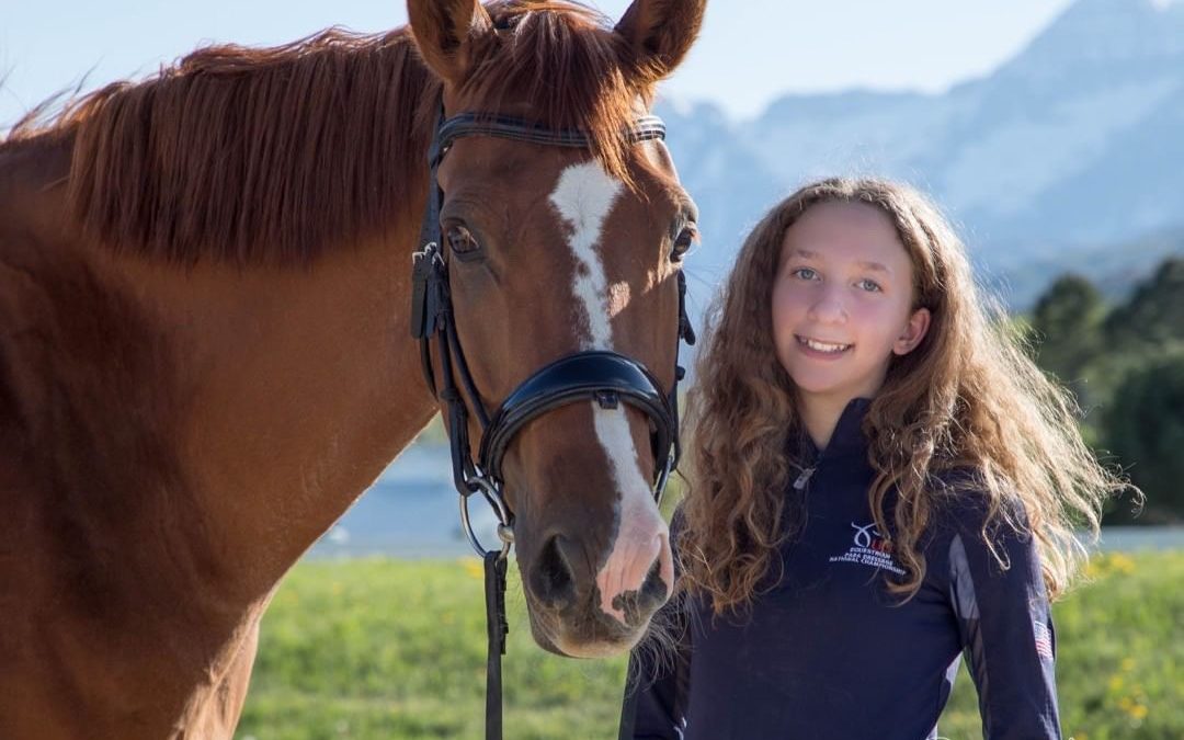 Park City's 2024 Paralympic hopeful, Genevieve Rohner and her horse, Donut.