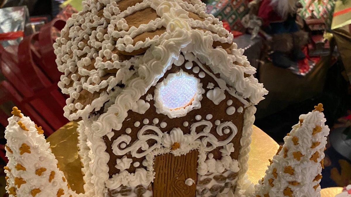Stein Eriksen Lodge's Christmas cookie display.