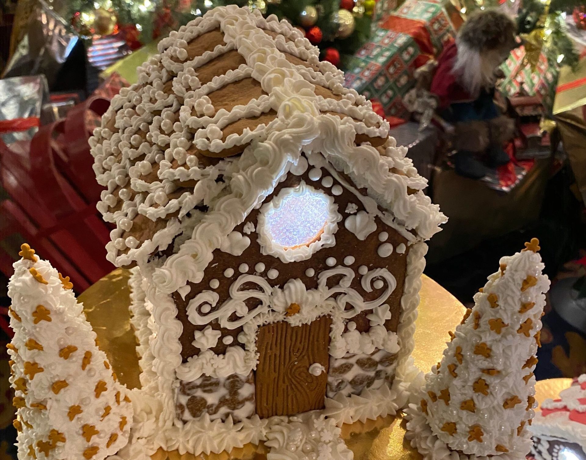 Stein Eriksen Lodge's Christmas cookie display.