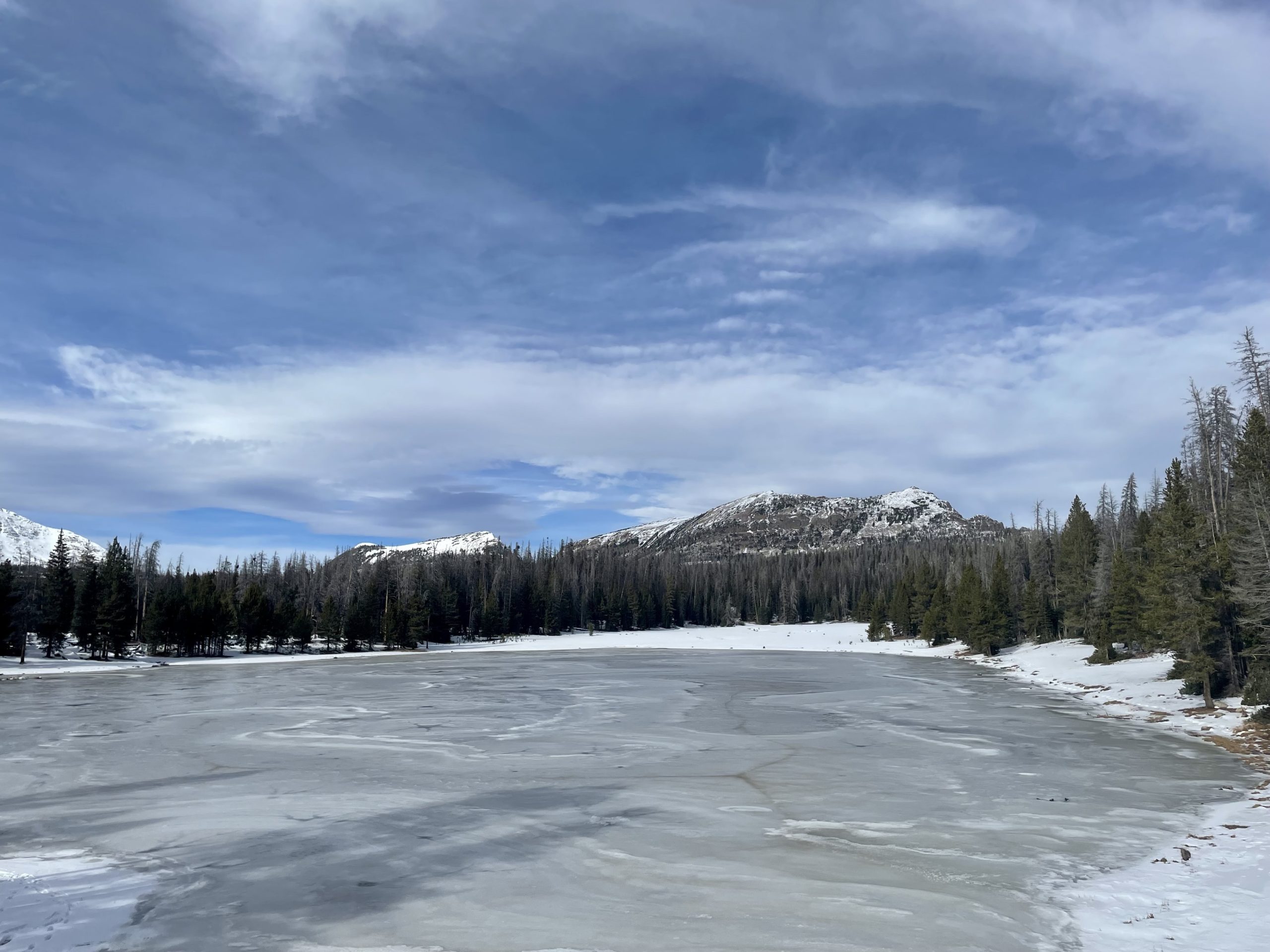 Lilly Lake along the Mirror Lake Highway in mid-November.