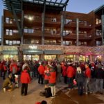 The 'Stop Dakota Pacific' rally outside before the start of a Summit County Council meeting on in late November of 2021.