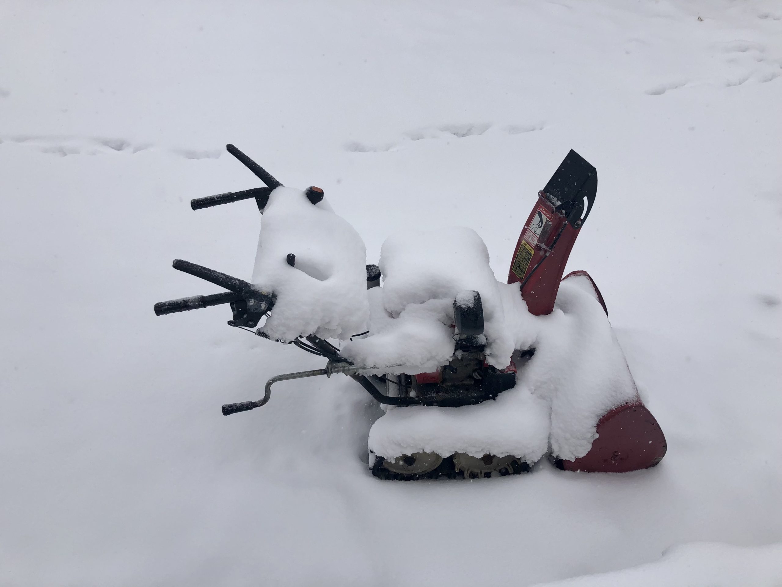 Snowy snowblower