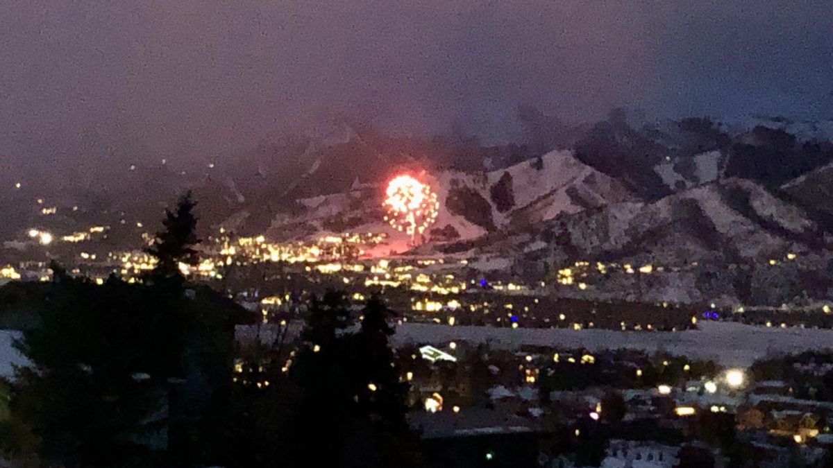 Fireworks for the holidays at Park City Mountain.