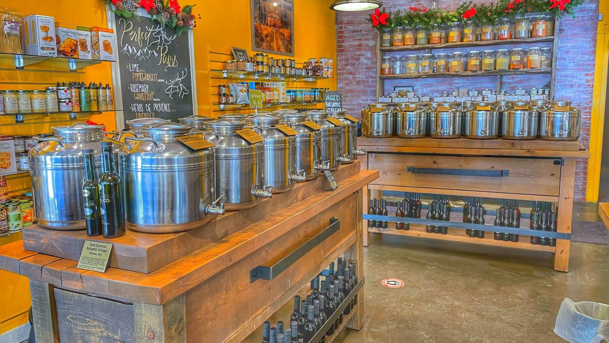Mountain Town Olive Oil at 613 Main Street in Park City.