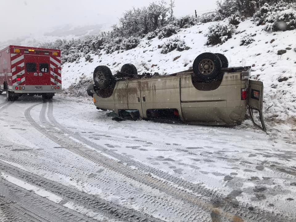 South Summit Fire District responded to a vehicle rollover on Thursday.